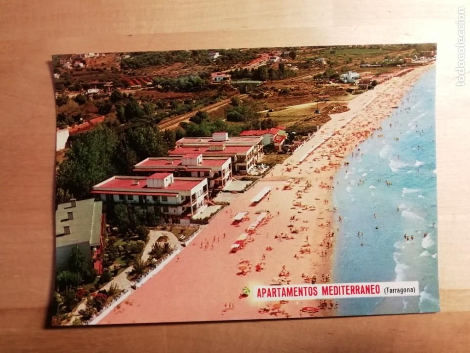 Postales: Postal Apartamentos Mediterr&aacute;neo Playa Larga Tarragona Costa Daurada Foto Raymond Catalunya Turismo