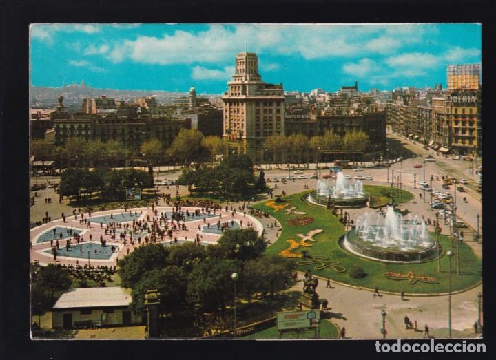 Postales: Barcelona. Postal con solapa. Circulada 1973. - Foto 1