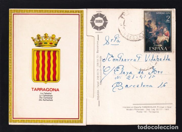 Postales: Tarragona. Postal con solapa. Circulada - Foto 2