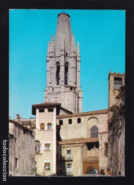 Postales: Girona. *Gerona* Postal con solapa. Circulada 1973. - Foto 1