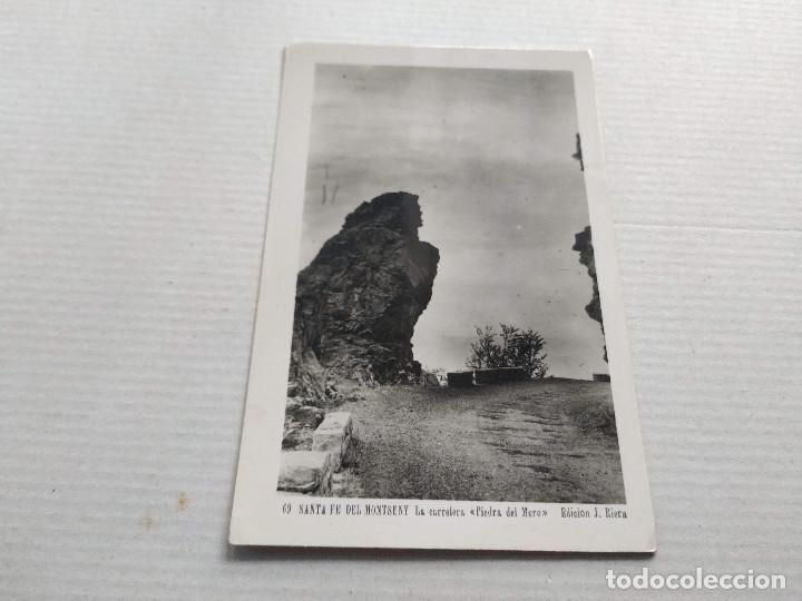 Postales: VALL&Egrave;S ORIENTAL - POSTAL SANTA FE DEL MONTSENY - LA CARRETERA PIEDRA DEL MORO