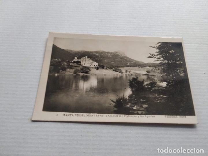 Postales: VALL&Egrave;S ORIENTAL - POSTAL SANTA FE DEL MONTSENY - ESTANQUE Y LAS AGUDAS