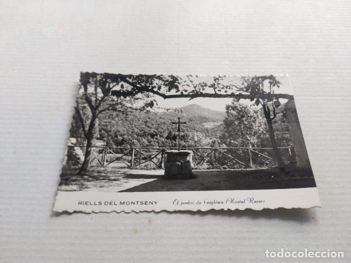 Postales: VALL&Egrave;S ORIENTAL - POSTAL RIELLS DEL MONTSENY - EL PADR&Oacute; DE L'ESGL&Eacute;SIA (HOSTAL RECER)
