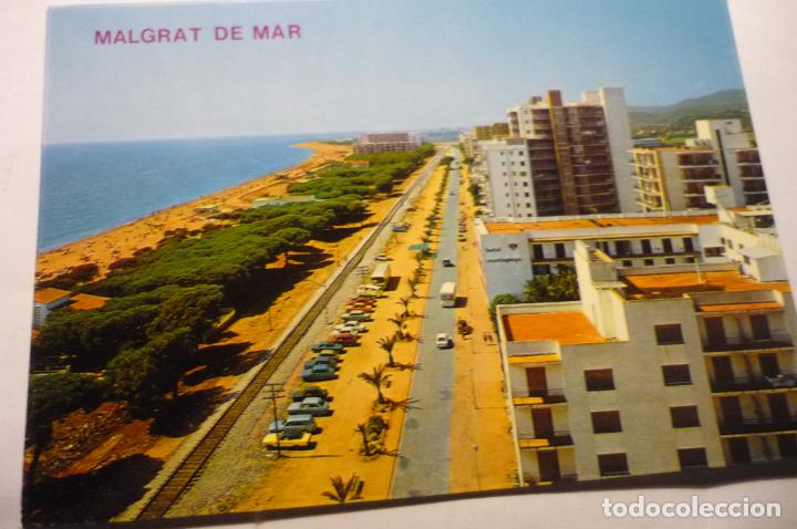 Postales: postal malgrat mar- paseo maritimo -escrita - Foto 1