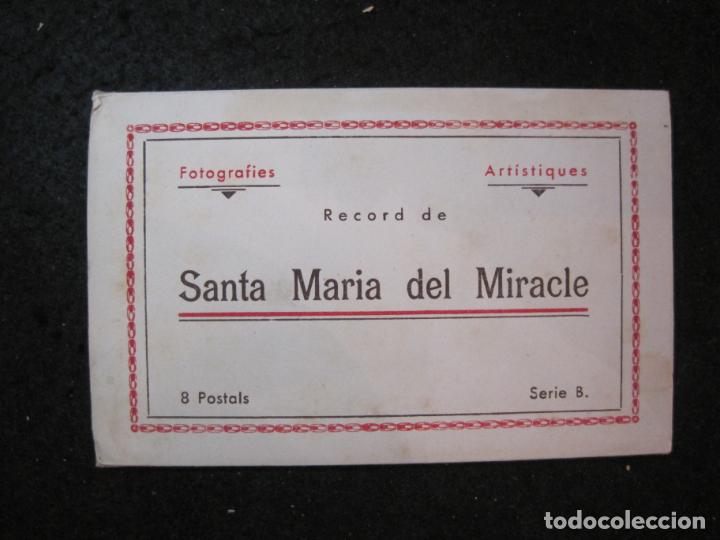 Postales: SANTA MARIA DEL MIRACLE-SERIE B-BLOC AMB 8 POSTALS ANTIGUES--VER FOTOS-(87.602)