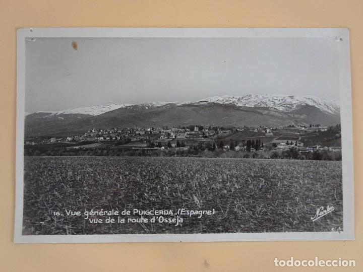 Postales: VISTA GENERAL DE PUIGCERDA, VUE DE LA ROUTE D&acute;OSS&Eacute;JA, ED. NARBO, VER FOTOS