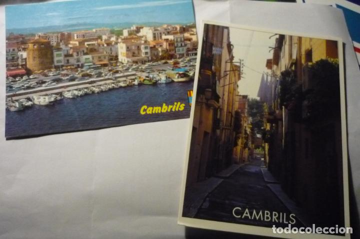 Postales: LOTE `POSTALES CAMBRILS--&iexcl;&iexcl;1 ESCRITA&iexcl;&iexcl; CM