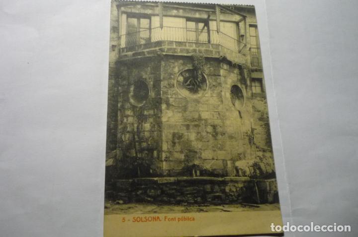 Postales: postal solsona fuente publica cm - Foto 1