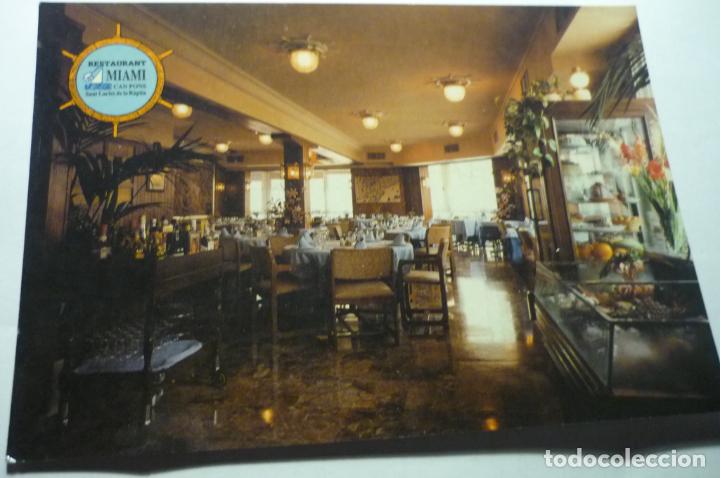 Postales: postal restaurante miami -s-carlos rapita