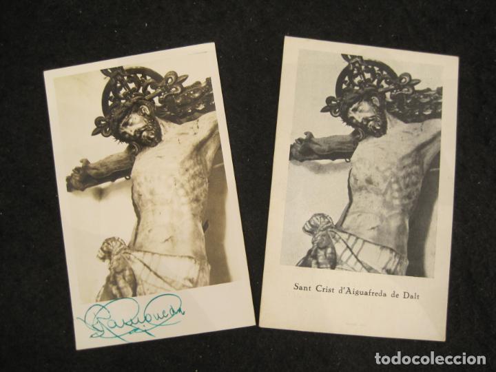 Postcards: SANT CRIST D'AIGUAFREDA DE DALT-LOT DE 2 POSTALS (UNA DE ELLAS FOTOGRAFICA)-POSTAL ANTIGUA-(88.005)
