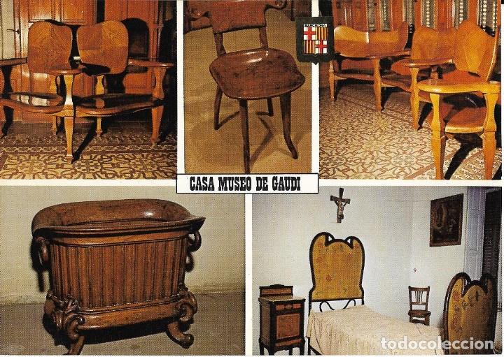 Postales: Postal de Casa museo de GAUDI