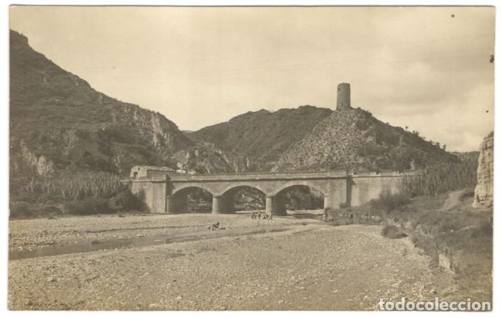Cartes Postales: POSTAL FOTOGRAFICA. PUENTE, NI&Ntilde;OS Y MUJER LAVANDO LA ROPA - A&Ntilde;OS 20