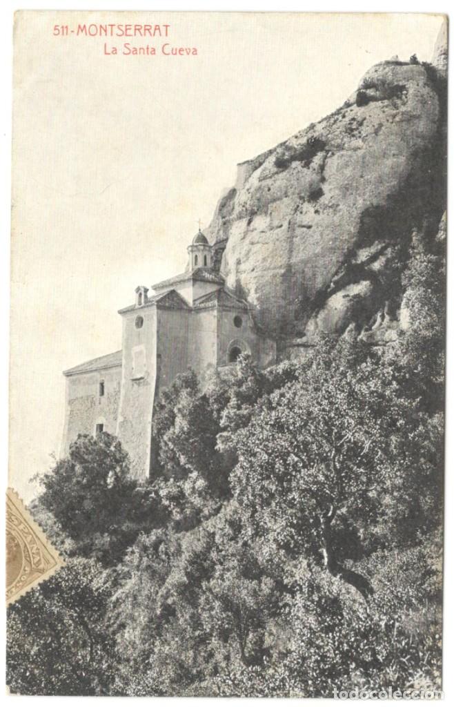 Cartoline: MONTSERRAT: LA SANTA CUEVA. N&ordm;511 SELLADA EN 1906