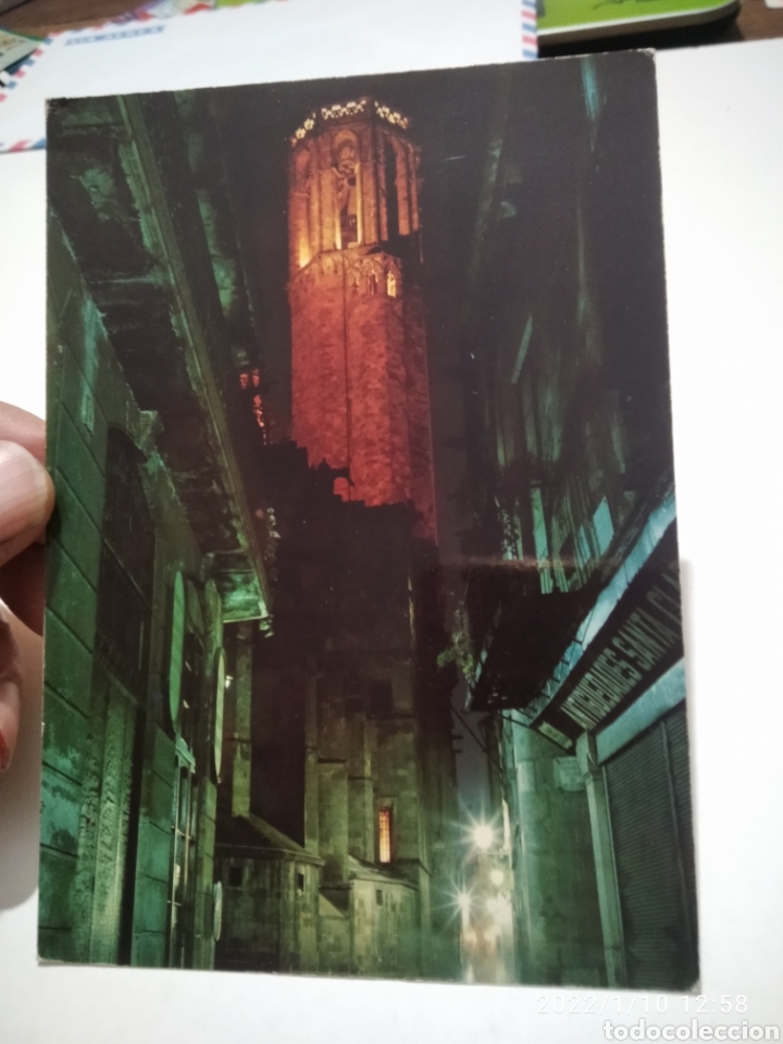 Postales: Postal Barcelona torre de la catedral - Foto 1
