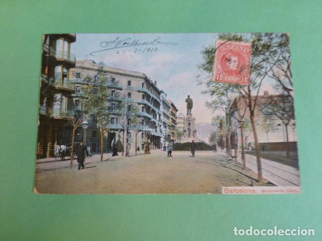 Postales: BARCELONA MONUMENTO CLAV&Eacute; - Foto 1