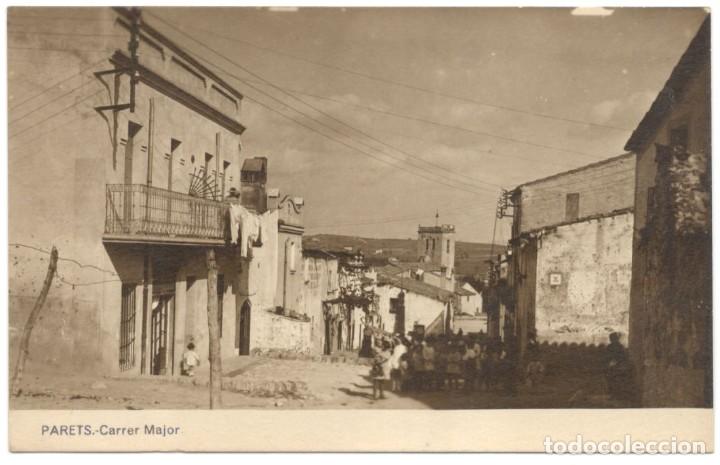 Cartes Postales: POSTAL. PARETS: CARRER MAJOR. sin circular
