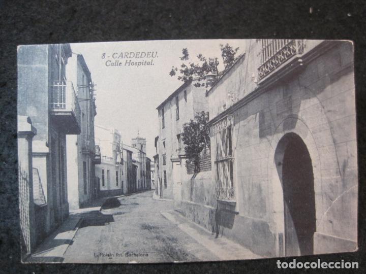 Postcards: CARDEDEU-CALLE HOSPITAL-ROISIN-8-POSTAL ANTIGUA-(88.172)