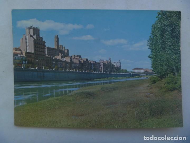 Postales: POSTAL DE LERIDA : RIO SEGRE VISTA GENERAL . A&Ntilde;OS 60