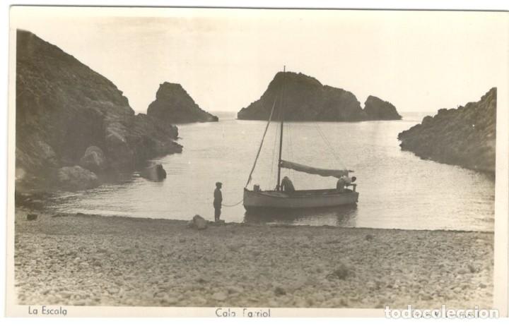 Postkarten: POSTAL FOTOGRAFICA. LA ESCALA: CALA FARRIOL FOTO V. ESQUIROL sin circular