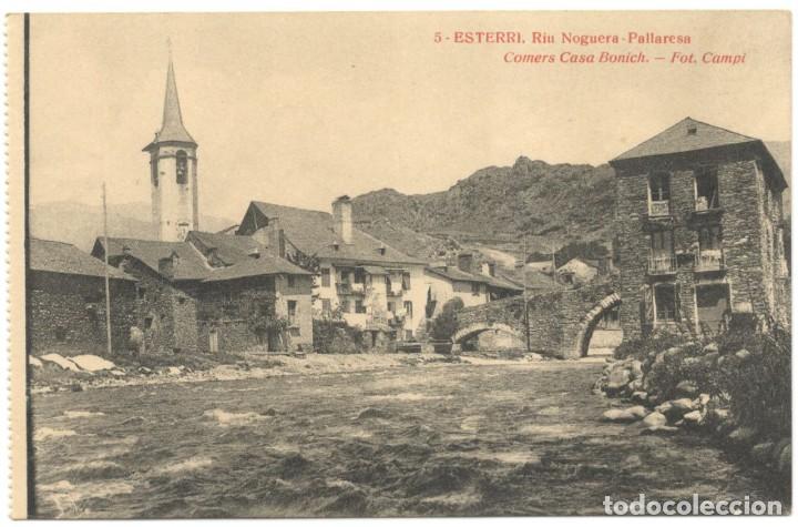 Postcards: ESTERRI.RIU NOGUERA PALLARESA N&ordm;5 COMERS CASA BONICH - FOT CAMP.THOMAS. sin circular