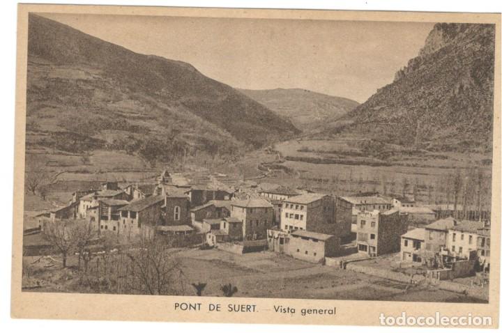 Postkarten: PONT DE SUERT: VISTA GENERAL. EDICIONES E. SAURA. sin circular