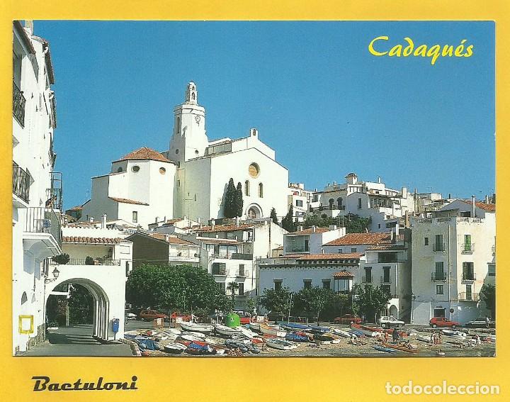 Postales: Cadaqu&eacute;s. Port dAlguer e iglesia - Foto 1