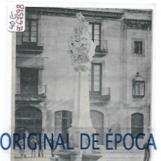 Postales: (PS-67598)POSTAL DE VILLANUEVA Y GELTRU-FUENTE DE LA PLAZA DE CARROS.CIRCULADA AÑO 1902