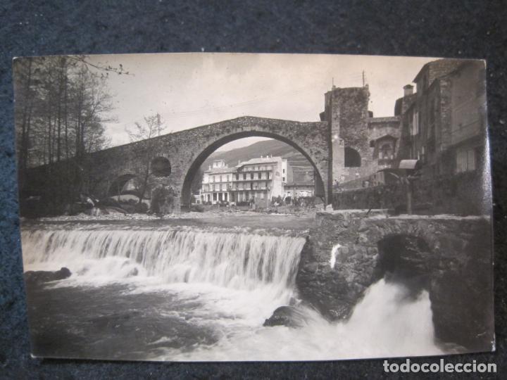 Cartes Postales: CAMPRODON-PONT NOU I HOTEL RIGAT-FOTOGRAFIA ANTIGUA-ARCHIVO ROISIN-(88.572)