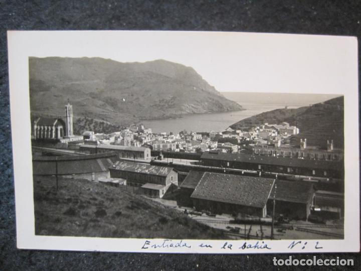 Postales: PORT BOU-ENTRADA EN LA BAHIA-FOTOGRAFICA-POSTAL ANTIGUA-ARCHIVO ROISIN-(88.697)