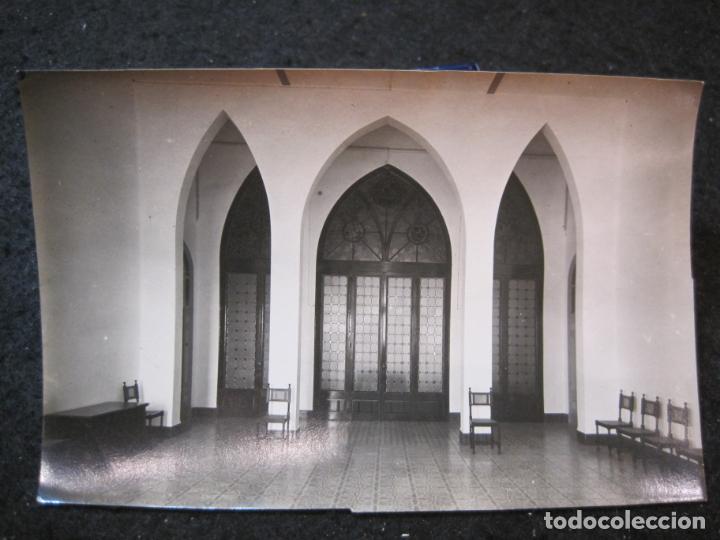 Postcards: ARENYS DE MAR-COLEGIO DE LA PRESENTACION-SALA ACTOS-FOTOGRAFIA ANTIGUA-ARCHIVO ROISIN-(88.808)