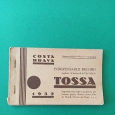 Postales: ORIGINAL Y ANTIGUO LIBRITO ALBUM DE POSTALES DE TOSSA. COSTA BRAVA. DIBUJOS EN PLUMA DE JOSEP SOLER.. Lote 313850428