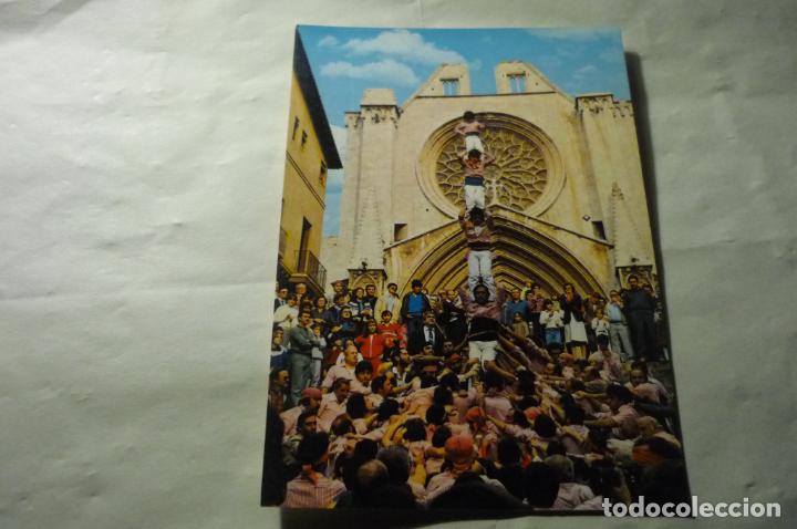 Postales: postal tarragona-colla xiquets .-torres humanas