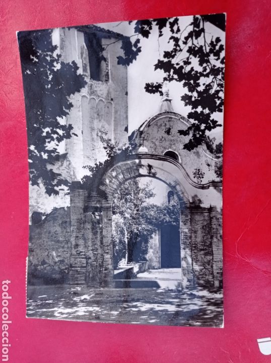 Postales: Postal iglesia de Sant julia , Montseny , circulada 1968