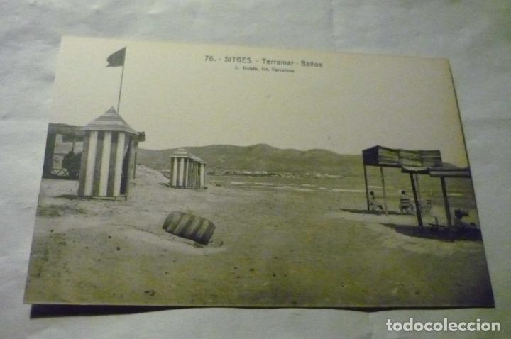 Postales: POSTAL SITGES TERRAMAR BA&Ntilde;OS CM - Foto 1