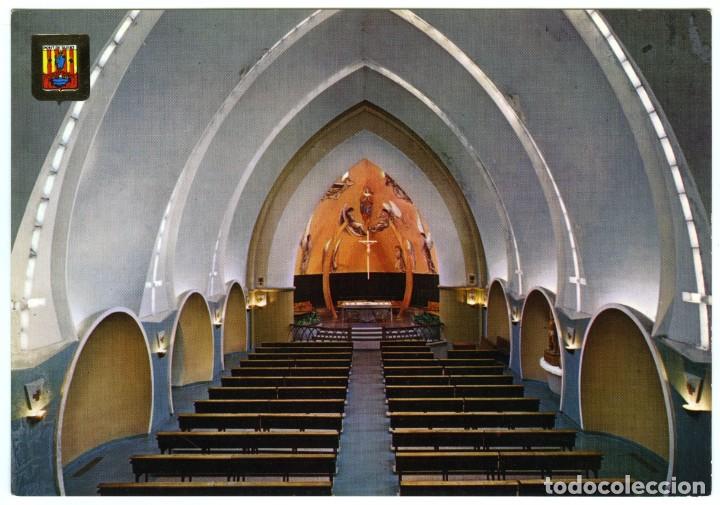 Postales: N&ordm; 2280-LLEIDA. VALL RIBAGOR&Ccedil;ANA. Interior de la Iglesia. Sin cricular. ED. COMERCIAL ESCUDO DE ORO