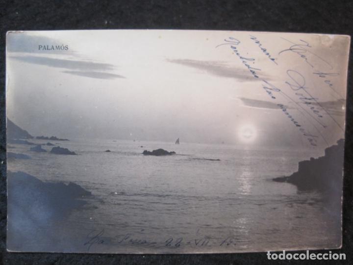 Postcards: PALAMOS-FOTOGRAFICA-REVERSO SIN DIVIDIR-POSTAL ANTIGUA-(89.410)