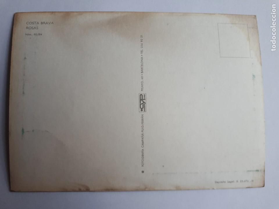Postales: ROSES. POSTAL. ANYS 70 - Foto 2