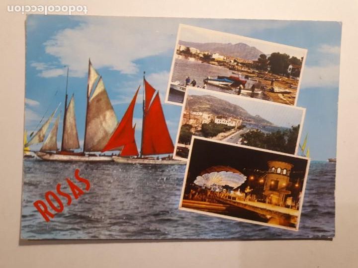 Postales: ROSES. POSTAL A&Ntilde;OS 70 - Foto 1