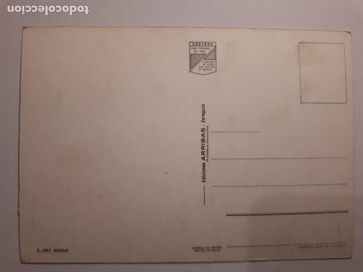 Postales: ROSES. POSTAL A&Ntilde;OS 70 - Foto 2