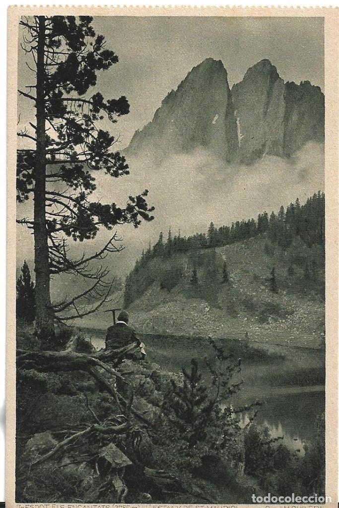 Postales: ESPOT, ELS ENCANTATS I ESTANY ST. MAURICI. POSTAL NO ESCRITA. CENTRE EXCURSIONISTA DE CATALUNYA.