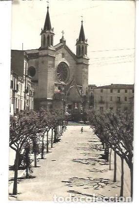 Postais: ANTIGUA POSTAL 33 VILAFRANCA DEL PENEDES BASILICA DE SANTA MARIA CUYAS