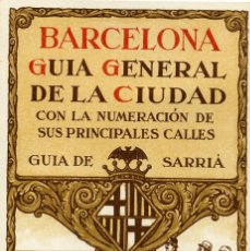 Postales: BARCELONA - GUIA GENERAL. Lote 316861948
