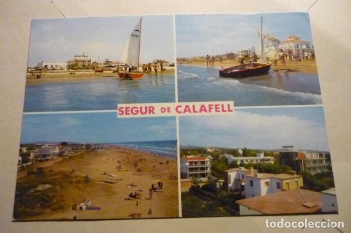 Postales: postal segur de calafell diversas vistas escrita cm