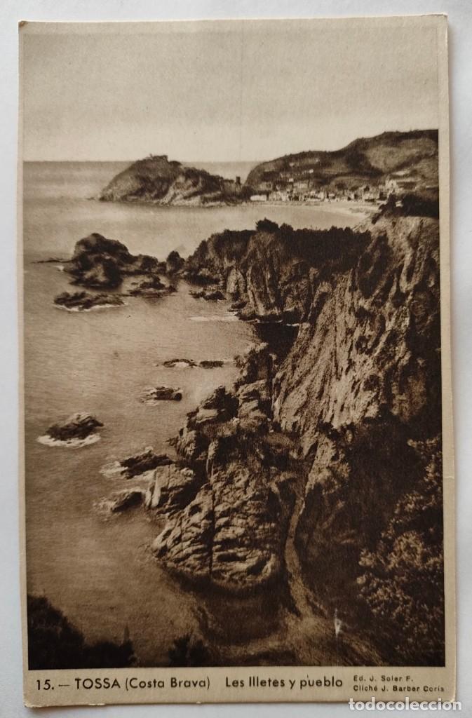 Postales: TOSSA LOTE DE 4 POSTALES - Foto 1