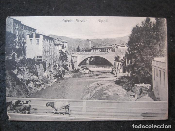 Postkarten: RIPOLL-PUENTE ARRABAL-J.M.-POSTAL ANTIGUA-(89.753)