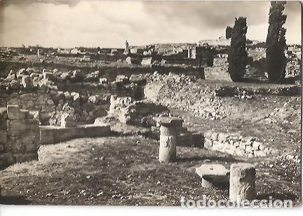 Cartoline: ANTIGUA POSTAL SERIR I NUM 2025 COSTA BRAVA AMPURIAS CONJUNTO DE EDICULOS Y PEDESTALES DE UN POSIBLE