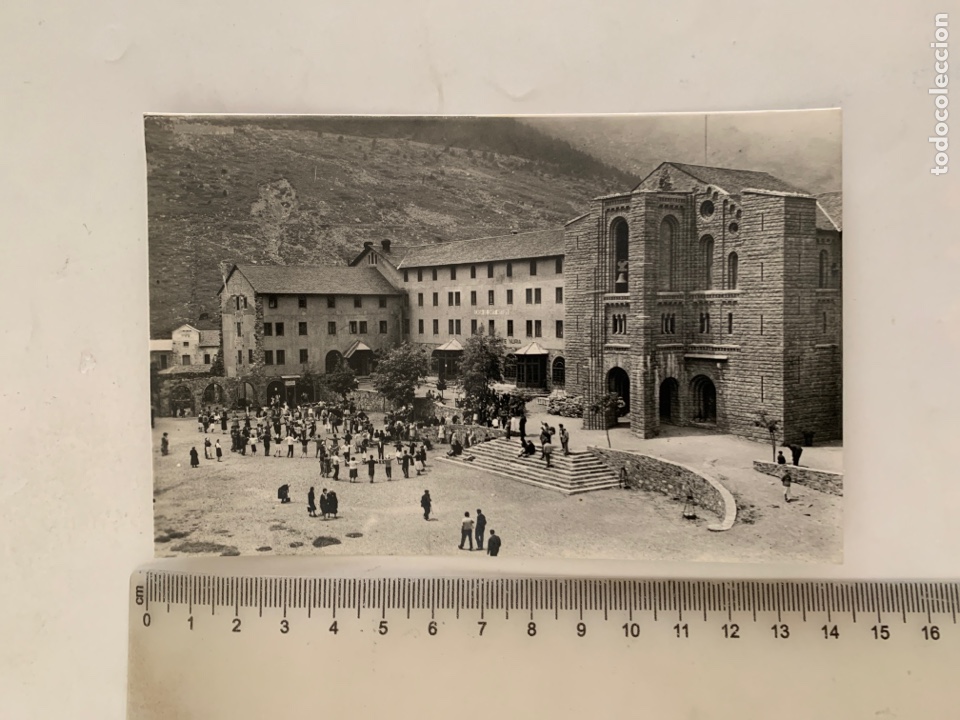 Postales: POSTAL. NURIA. DETALLE DEL SANTUARIO. A. ZERKOWITZ, FOT&Oacute;GRAFO. FECHA, 23 SEPTIEMBRE 1960.