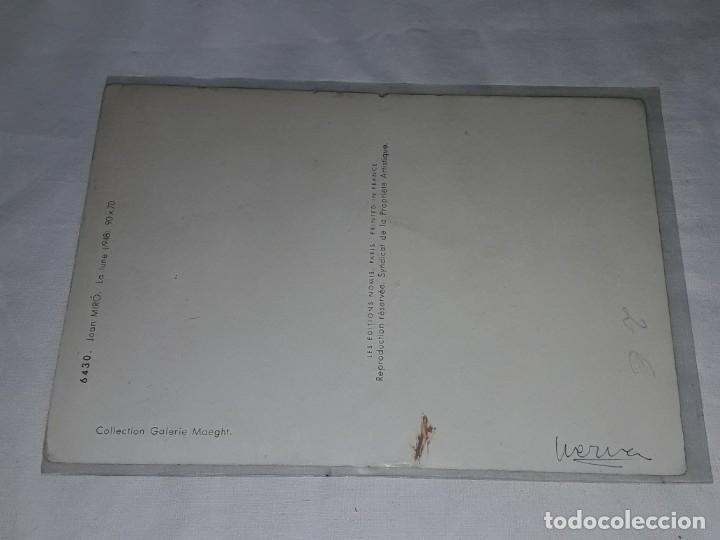 Postales: Postal Joan Mir&oacute; La Luna - Foto 3