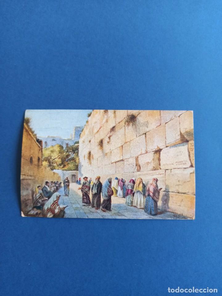 Postales: Original y antigua postal de Jerusalen enviada a Aiguafreda. 1935