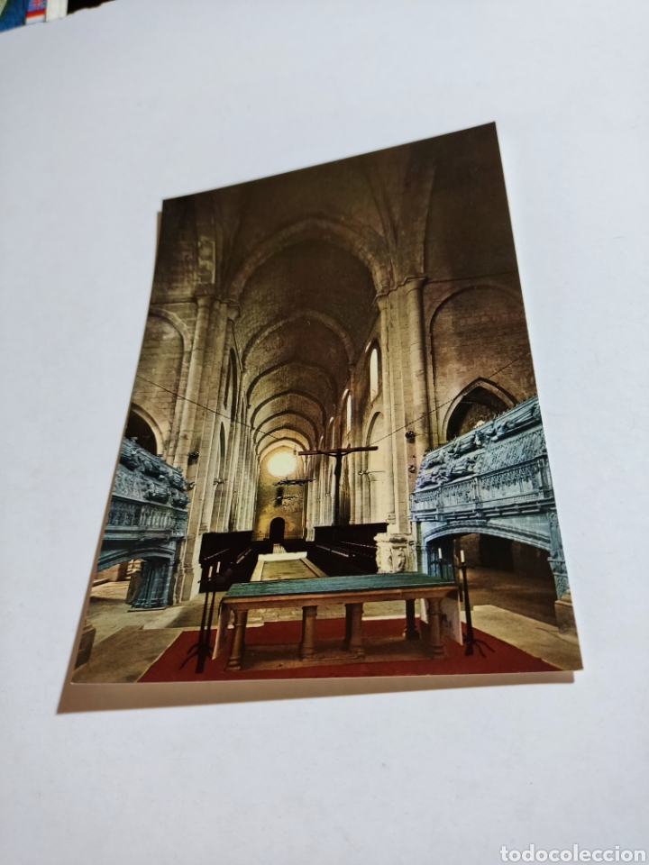 Postales: Postal Real monasterio de Poblet nave central